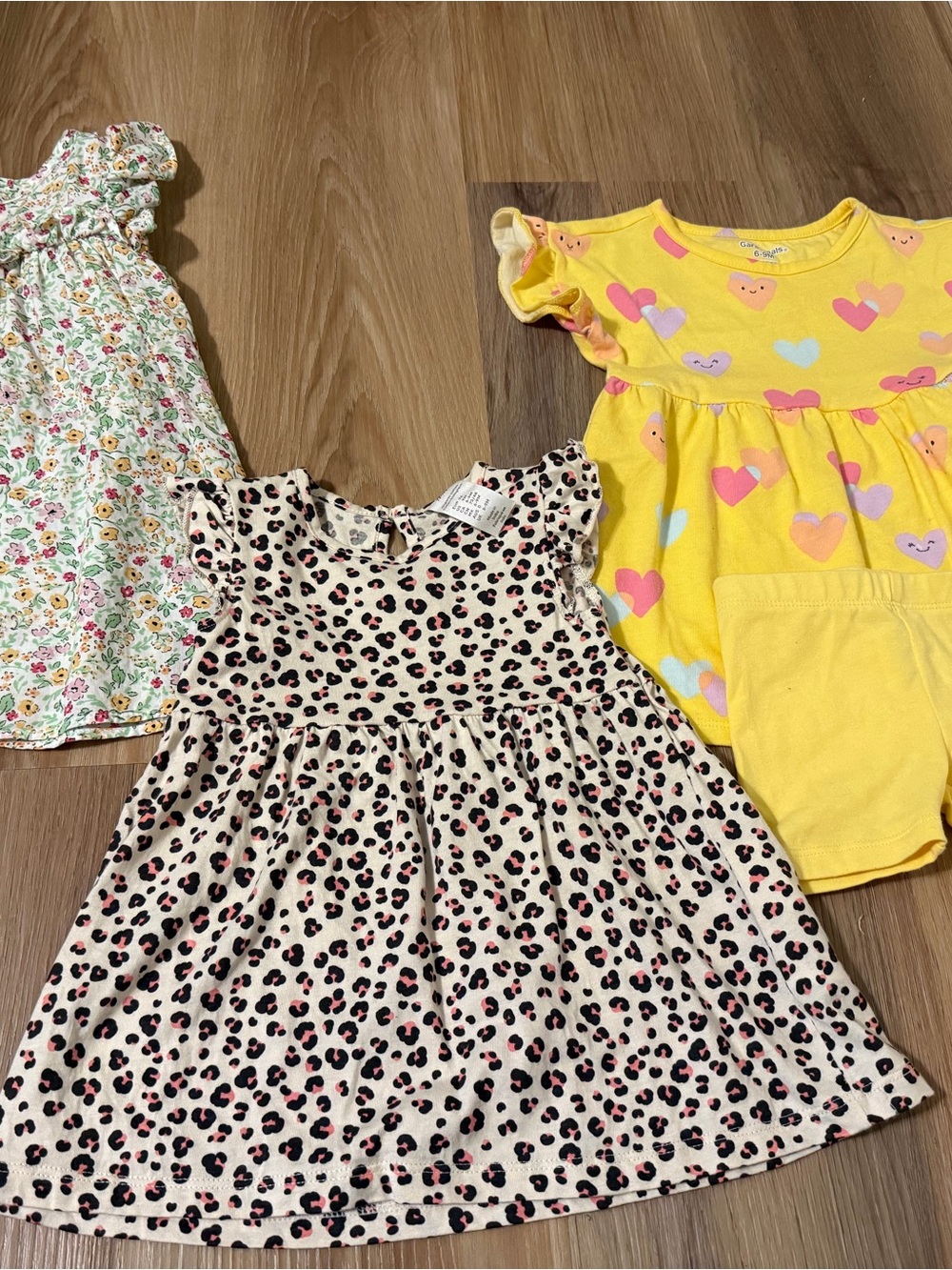 Baby’s 6-9 months Print Flutter-Sleeve Dress - colorful